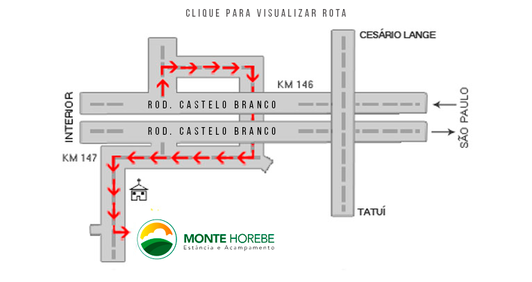 Localizacao da Estancia Monte Horebe